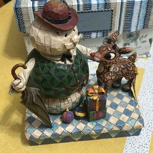 Jim Shore Rudolph Red Nose Reindeer Traditions EUC 2007 Jim Shore No Box